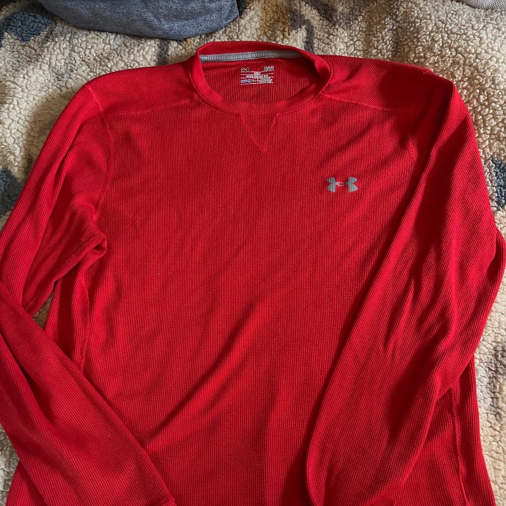 Under Armour Cold Gear loose waffle shirt